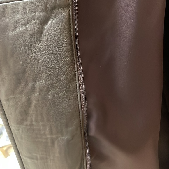 Vintage Christian Dior full length leather coat - Picture 7 of 8